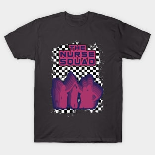 The Nurse Squad - Retro TV Flair Fuchsia T-Shirt